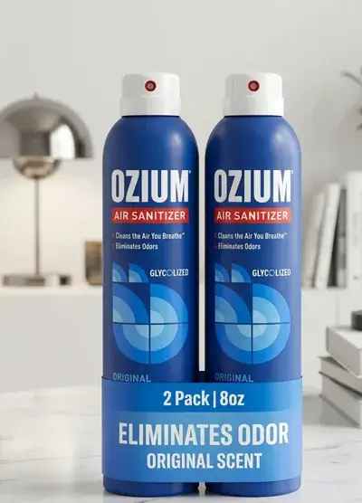 Aerosol air sanitizer can
