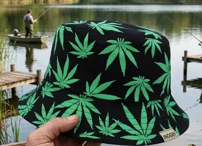 Reversible printed bucket hat
