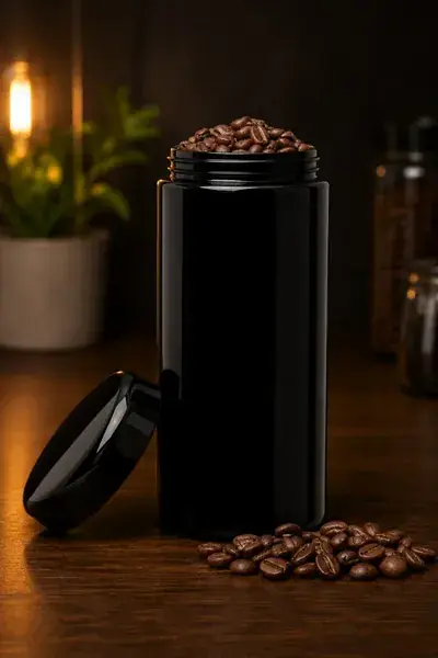 Ultraviolet glass airtight storage jar